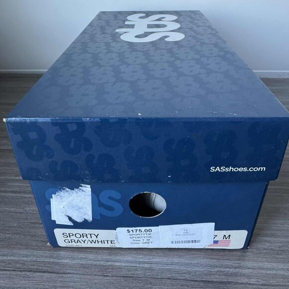 SAS Sporty Women's Lace Up Tennis Shoes $175 in Grey / White - Picture 15 of 15